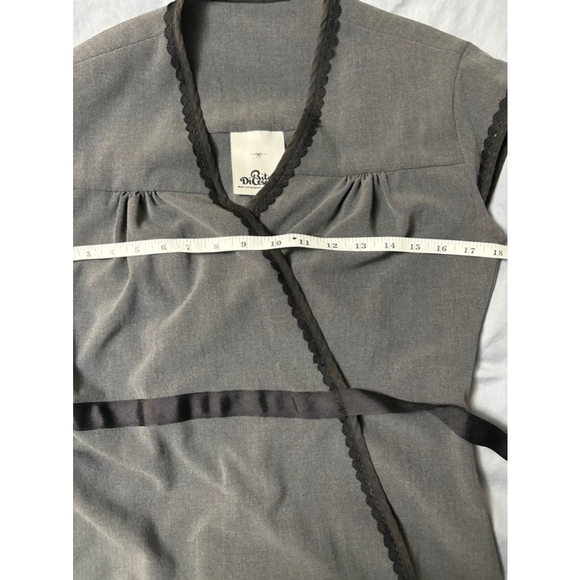 Women's Rita Di Cesare Wrap Dress, Size M, Gray - Picture 5 of 6